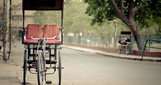 Rickshaw in Old Delhi - Rickshaw in old Delhi 