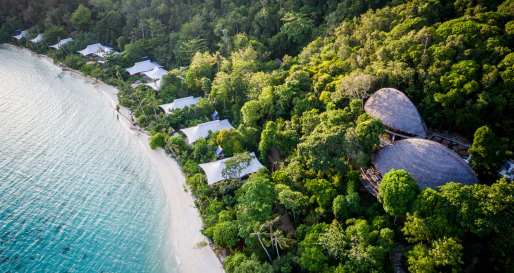 Aerial View - Bawah Island