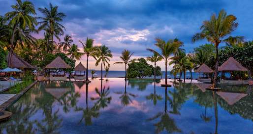 Infinity Pool at Sunset 