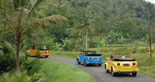 Exotic Bali by Volkswagen convertible