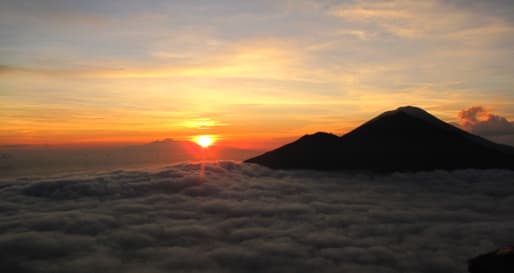 Sunrise over Mount Batur