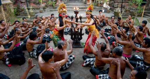 Sunset over Uluwatu & Kecak