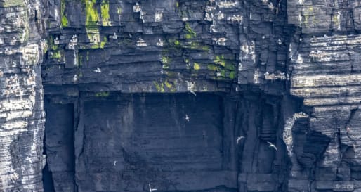 Beneath Cliff of Moher 