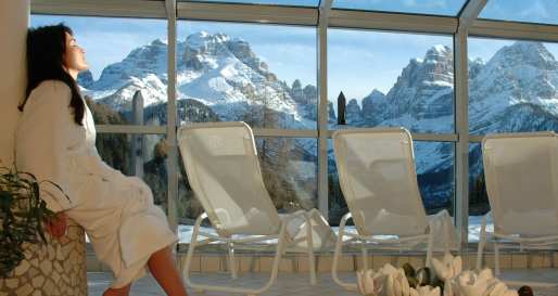 Pool area - Biohotel Hermitage