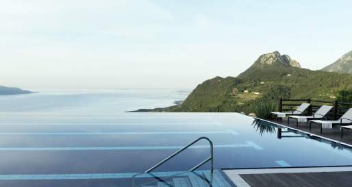 Lefay Resort - Infinity Pool with a view