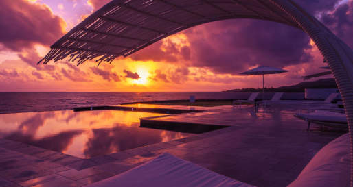 Infinity Pool Sunset - The Trident Jamaica