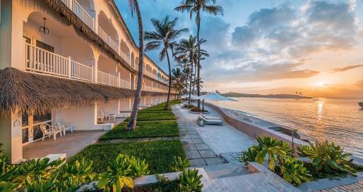 Rooms overlooking ocean