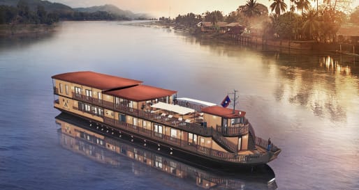 Exterior of boat 