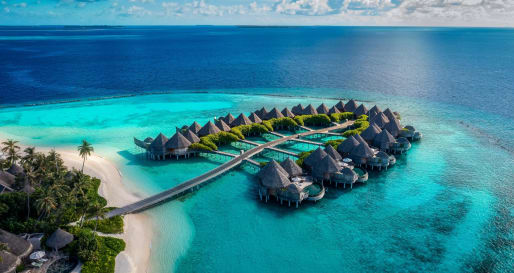 Aerial View of Ocean Houses and Residences
