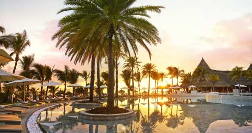 Pool at Sunrise - LUX Belle Mare