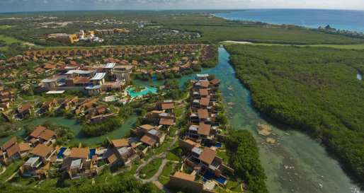 Aerial view of Banyan Tree Mayakoba - Banyan Tree Mayakoba