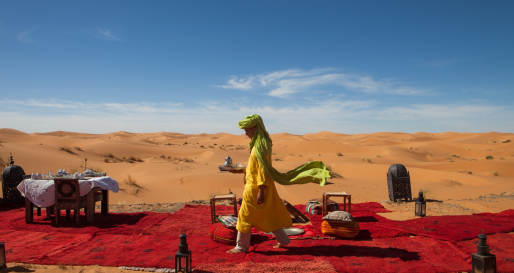 Dining - Desert Luxury Camp