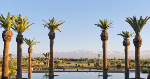 View from the lobby - Royal Palm Marrakech