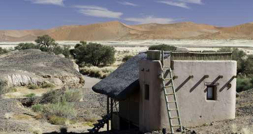 A room with a spectacular view - Kulala Desert Lodge