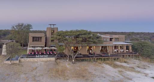 Aerial view of lodge  