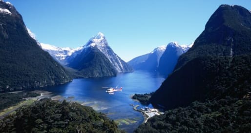 Helicopter to Milford Sound