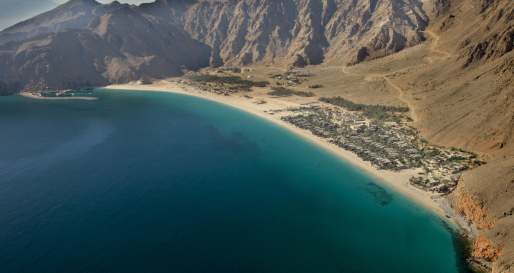 Aerial View - Six Senses Zighy Bay