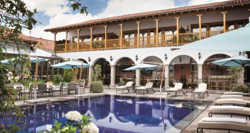 Courtyard pool - Belmond Palacio Nazarenas