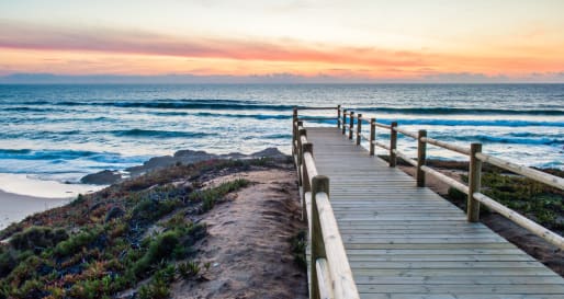 Beach sunset - Beyond Lisbon: cobbled streets to coastal retreats