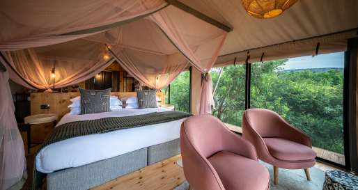 Bedroom at Magashi Camp 