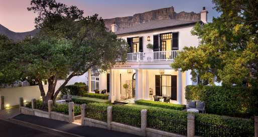 Cape Cadogan street view at sunset