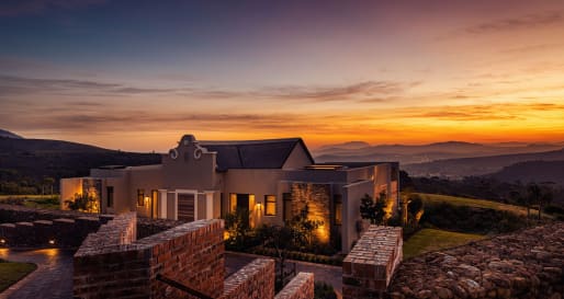 Lodge at Sunset  
