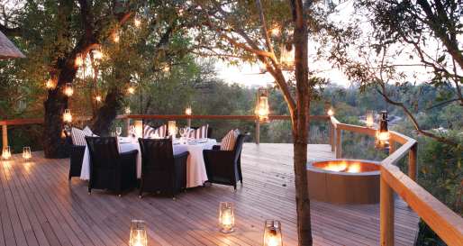 Pioneer Camp Boma Dinner - Londolozi Private Game Reserve