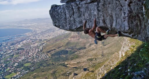 Rock Clibing on Table Mountain