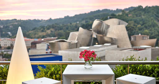 Terrace view - Gran Hotel Domine Bilbao