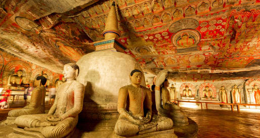 Dambulla Buddhist Caves - Sri Lanka