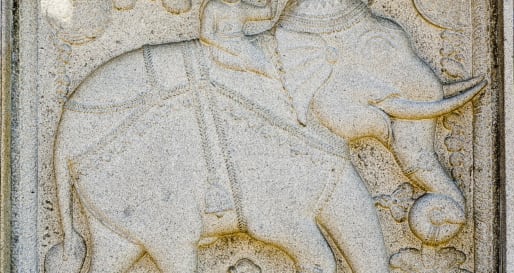 Temple relief 