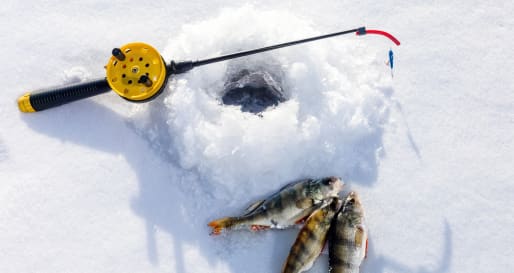 ice fishing
