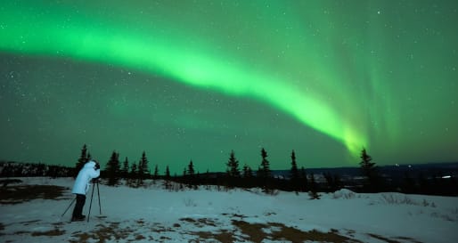 Photography - Northern Lights photography at Loggers Lodge