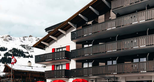 Exterior view with mountain 