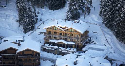Aerial view - The Lodge Verbier