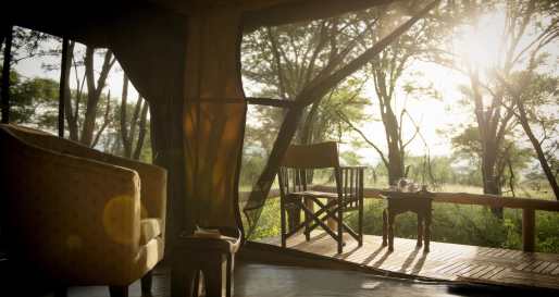 View from the tent - Dunia Camp