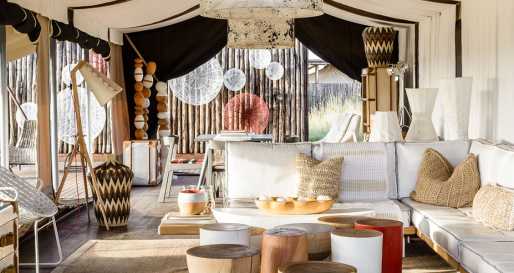 Lounge - Singita Mara River Tented Camp