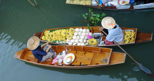 Boats - Floating Market & Mangrove Conservation Centre