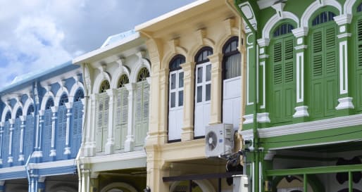 Sino-Portuguese Buildings - Phuket Old Town