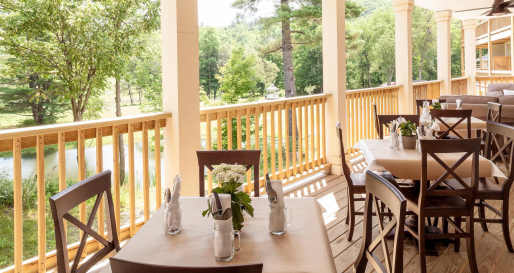 Breakfast on the balcony - 506 On the River