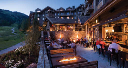 Dining at Four Seasons Jackson Hole