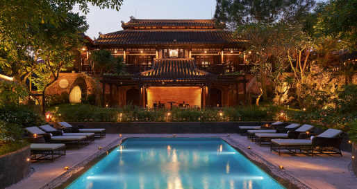 Pool View - Ancient Hue Garden Houses