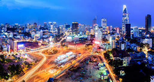 Ho Chi Minh at Night - Vespa Street Food Tour