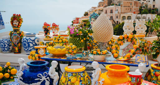 Amalfi pottery 