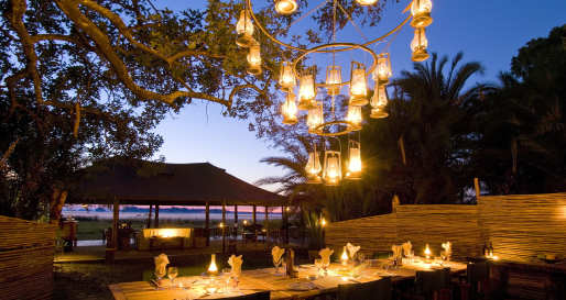 Evening Meal - Busanga Bush Camp