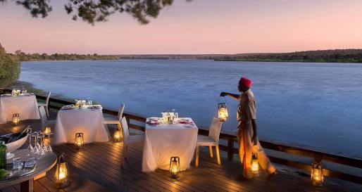Dinner at River Lodge - Royal Chundu