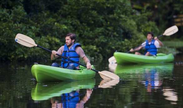 Kayak in Tortuguero