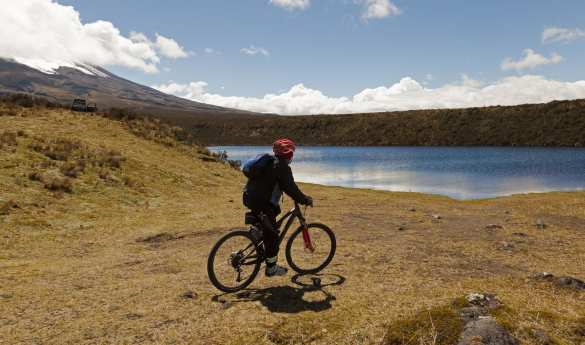 Mountain biking at Hacienda Zuleta