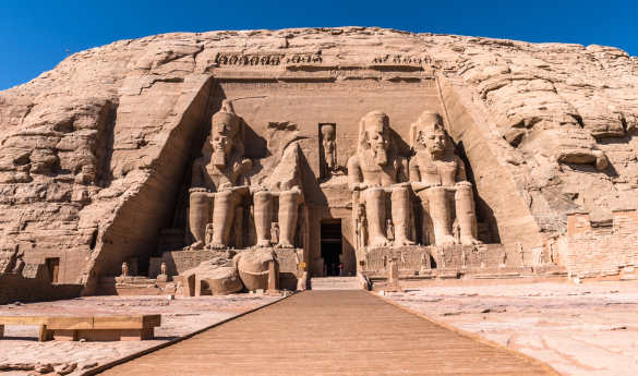 Abu Simbel's Colossal Temple