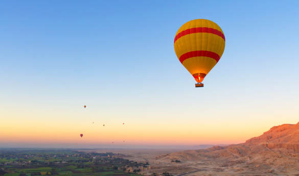 Hot Air Balloon Sunrise